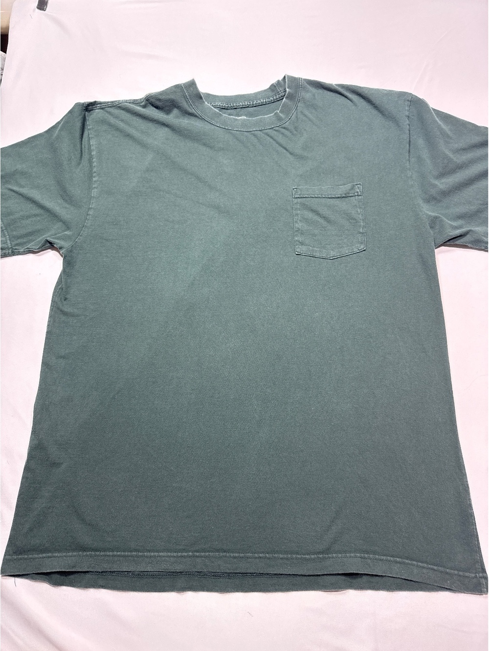 Dickies Genuine 2XL Cotton Pocket Tee - Forest Green Comfort